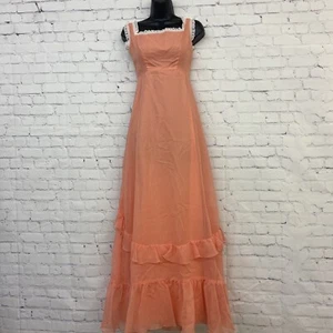 Vestido Sylvia Ann para mujer años 70 Cottage Core Prairie/estilo Bridgerton XS 4 - Imagen 1 de 16