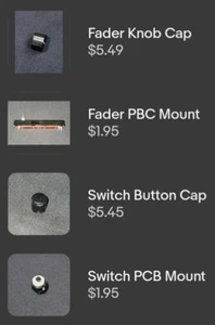 Leprecon LP612 & LP624 Console Hardware ***USED PARTS*** Switch Fader Button Cap - Picture 1 of 124