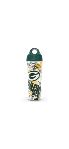 GREEN BAY PACKERS, 24oz DOUBLE WALL, WATER BOTTLE FROM TERVIS TUMBLER Cover
