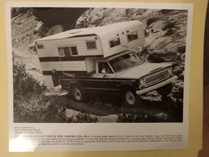Old photo of a 1973   Jeep pick up for camper use - Picture 1 of 1