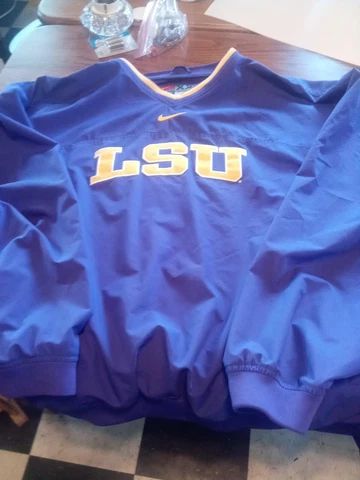 Nike LSU Tigers Purple Jacket Men’s  XXL Cover