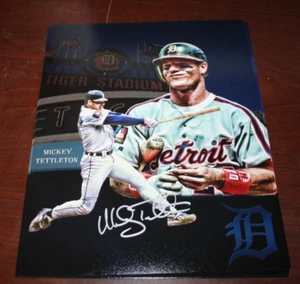 MICKEY TETTLETON TIGERS SIGNED AUTOGRAPH 8X10 EDIT PHOTO - Picture 1 of 1