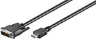 HDMI / DVI-D Kabel 1,0 Meter ; MMK 630-0100 1.0m (HDMI+ DVI)
