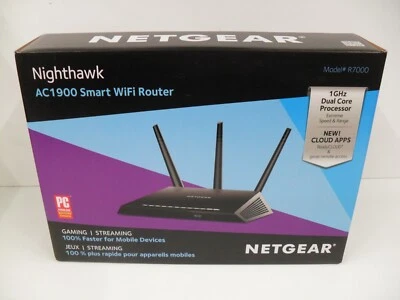 Netgear R7000 Nighthawk AC1900 Dual-Band Smart WiFi Router - Image 1 of 4