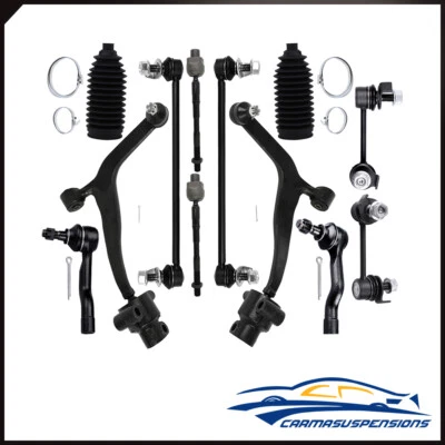 12x Brazo de control delantero rótula barra estabilizadora varilla de amarre para 03-08 INFINITI FX35 FX45 Foto 1 de 4