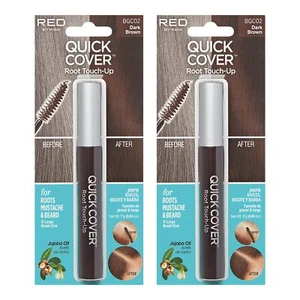 RED by Kiss Quick Cover Root Touch Up Rescue, Mascara Natural Water-Resistant... - Picture 1 of 5