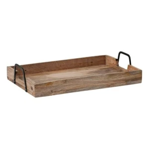 Rustic Rectangular Wooden Tray - Picture 1 of 1