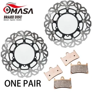 BrakeRotor+Pads for YAMAHA YZF R6 05-11 YZF R6 12-16 FAZER FAZER 8 ABS 10-15 - Picture 1 of 4