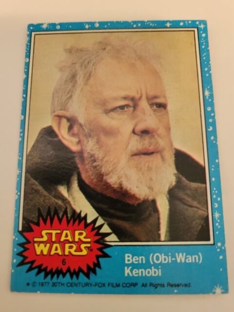 Topps Obi-Wan Kenobi Star Wars-Series 1 (Blue) Trading Cards for 