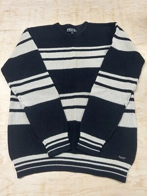 Volcom Vintage Collectable Long Sleeve Striped “BAFFEL SWEATER” - Size Large - Image 1 of 4