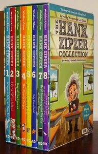 LOT 8 HANK ZIPZER CHAPTER BOOKS #1-8 BOX SET~HENRY WINKLER & LIN OLIVER - Imagen 1 de 3