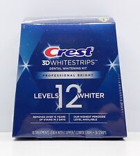 Crest 3D Whitestrips Professional Bright 12 Levels Whiter 36 Strips 18 Treatment
