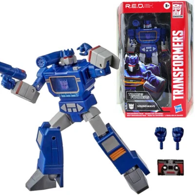 Transformers R.E.D. Series G1 Soundwave Action Figure Hasbro Official In Stock - Image 1 of 4
