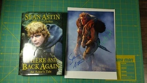 Sean Astin & Elijah Wood Herr der Ringe signiert signiertes signiertes Foto + Buch - Bild 1 von 11