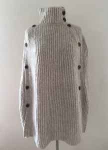 NEU J CREW PONCHO WANDELBARER PULLOVER CAPE MELIERT SANDSTEIN HELLBRAUN H3638 S/M SELTEN! - Bild 1 von 9