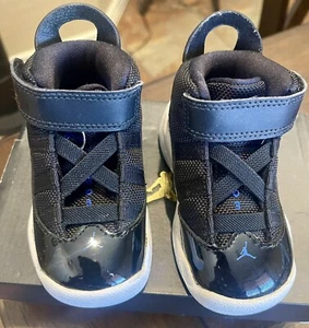 Nike Air Jordan 6 anillos Space Jam 323420-016 negro/hiper real-blanco niño pequeño 5C - Imagen 1 de 15