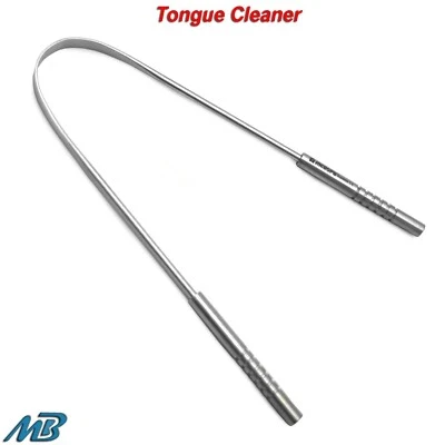 Raspador de Lengua Limpiador Higiene Bucal Aliento Fresco Limpieza Instrumentos Higiénicos Foto 1 de 4