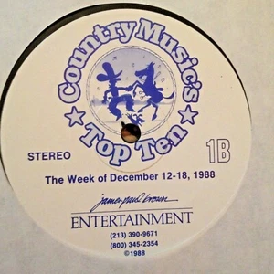 RADIO SHOW: COUNTRY TOP 10 12/12/89 PROFILE: JIM ED BROWN, CHRISTMAS;GARY MORRIS - Picture 1 of 2