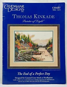 1998 CD Thomas Kinkade The End of a Perfect Day 90064 Cross Stitch Pattern 10152 - Picture 1 of 2