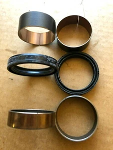 Kawasaki KX125 KX250 2002-2003 TourMax Front Fork Oil Seal & Bush Kit FSB-004 - Picture 1 of 3