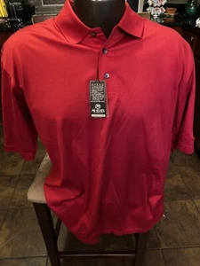 AHEAD Extreme M Short Sleeve Red Polo Shirt ABC Regional Sports NWT - Picture 1 of 5