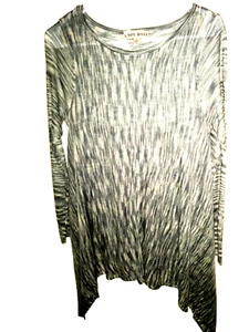 KNOX ROSE ~Woman's~ Acrylic Long Sleeved~ Pullover~ Blue Gray White Knit~ Size S - Picture 1 of 5