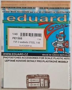 Accesorios Modelo Eduard FE1305 - 1:48 F3F-2 ACERO para ACADEMIA - Imagen 1 de 2