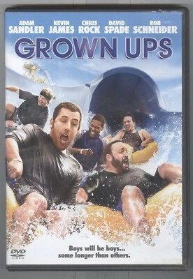 Grown Ups (2010 WS DVD) Adam Sandler Kevin James Chris Rock David Spade Comedy - Image 1 of 3