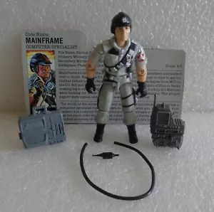 SPECIALISTA COMPUTER MAINFRAME VINTAGE GI JOE 1986 100% ECCELLENTE con scheda file - Foto 1 di 6