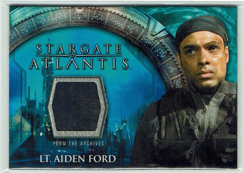 Stargate Heroes Atlantis Costume Prop Relic Card Rainbow Sun as Lt. Aiden Ford - Image 1 of 1
