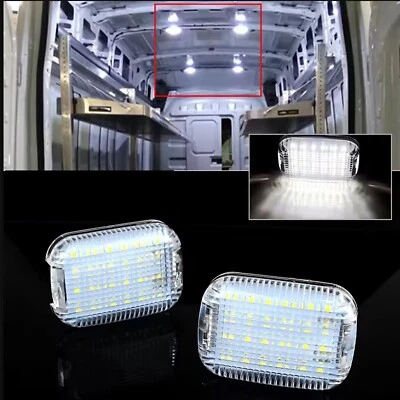 Luzes de cúpula internas de LED para área de carga Ford Transit 150 250 350 van 2015-2024 - Imagem 1 de 4