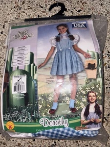 THE WIZARD OF OZ DOROTHY CHILD HALLOWEEN COSTUME GIRLS SIZE MEDIUM 8-10 Used - Picture 1 of 4