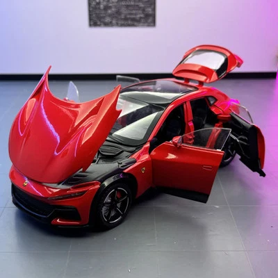 1:24 Purosangues FUV SUV Alloy Sport Car Model Diecast Toy Vehicle Sound Light - Image 1 of 4