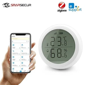 Ewelink ZigBee Smart Home Temperature Humidity Sensor Monitor With LED Screen - Picture 1 of 10