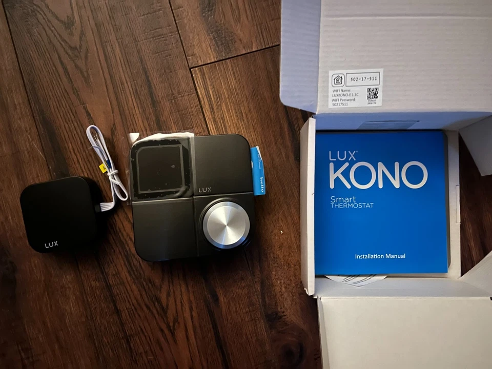 Lux KONO Smart Thermostat KN-S-MG1-B04 - Image 1 of 4