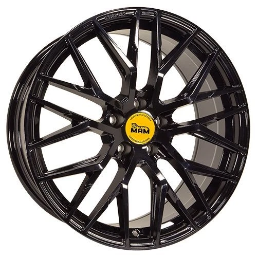 1x MAM WHEELS MAM RS4 black painted 8.5Jx20 5x112 ET30 - Bild 1 von 1