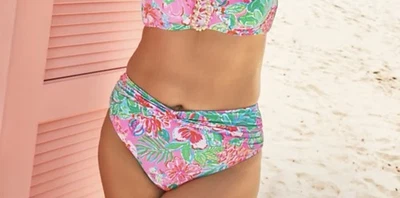 Lilly Pulitzer Bergen High Waist Bikini Bottom Sz 16 - Image 1 of 4