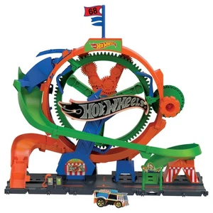 City Track Set with 1  Car, Kid-Activated Ferris Wheel with - Picture 1 of 5