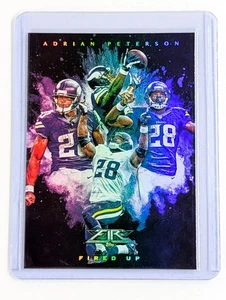 2015 Topps Fire FIRED UP #FIU-AP Adrian Peterson Minnesota Vikings - Bild 1 von 2