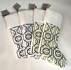 Neu Southern Living Dillard's Weihnachtsstrümpfe Mehrfarbig Grün Blau Silber - Bild 1 von 6