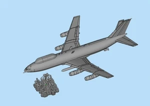 1 /350/400/700 Russian IL-80 command aircraft Unpainted - Picture 1 of 4