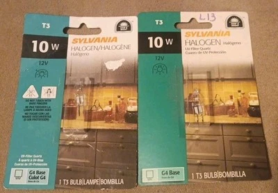 2 Sylvania 10W G4 T3 Bulbs - Image 1 of 2