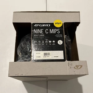 Giro Adulto Grande L Negro Nine C Mips Esquí Snow Board Casco Deportivo, Carbón Nuevo con Etiquetas - Imagen 1 de 8