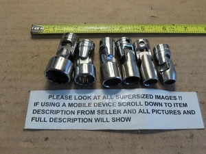 SNAP ON TOOLS 6 PC 3/8" DR SWIVEL SOCKET SET 12 PT 3/8" -3/4" 206FUA - Picture 1 of 1