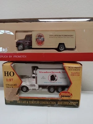 NEW HERPA & MODEL POWER HO ( SUPER RARE ) MILK & BREWERY DELIVERY TRUCKS - Image 1 of 3