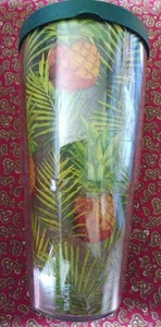Vaso Tervis 24 OZ hojas de palma de piña - Imagen 1 de 5