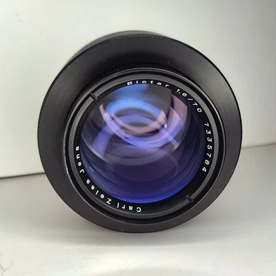 Carl Zeiss Jena Biotar 1.6/70 Super Fast Rare lens King boken - Image 1 of 4