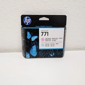 Testina di stampa originale HP 771 magenta chiaro/ciano chiaro CE019A 5/2021 OEM NUOVA SIGILLATA - Foto 1 di 3