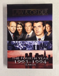 Law & Order - The Fourth Year 1993 - 1994 Season (DVD, 2005, 3-Disc Set) - Imagen 1 de 2