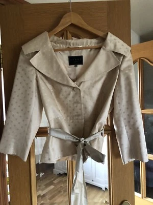 TRAJE FALDA BEIGE ALBARICOQUE COSTA BODA OCASIÓN 14 Foto 1 de 4